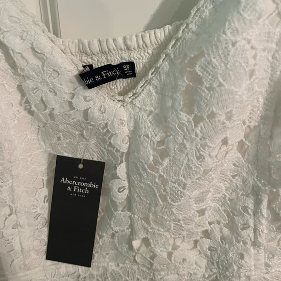 White Abercrombie & Fitch Mini Dress - Picture 2 of 3